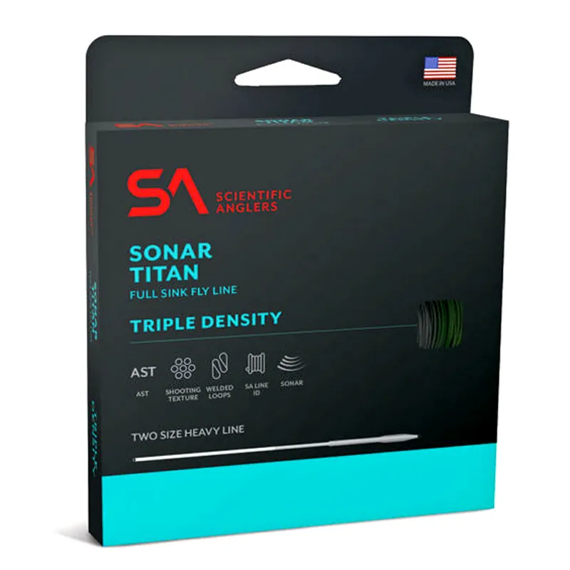 Scientific Anglers Sonar Titan Textured Triple-Density Fliegenschnur I/S3/S5- # 6