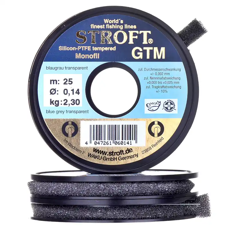 Stroft GTM Vorfachmaterial 25 m/Spule- 0,14 mm