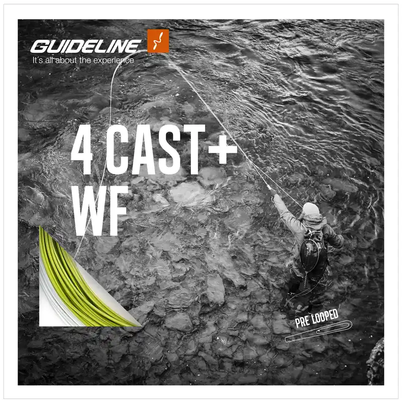 Guideline 4Cast+ Fliegenschnur Floating- # 4