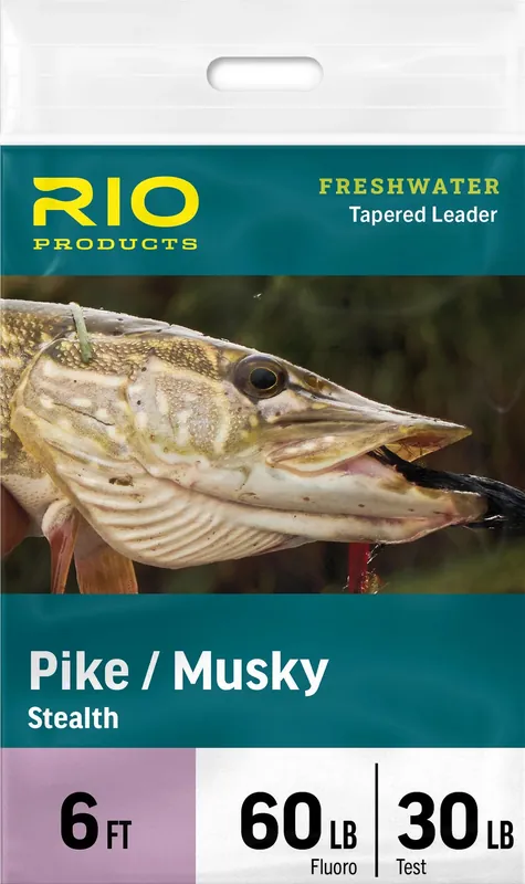 Rio Pike/Musky Stealth Leader Vorfach 6 ft.- 60 lbs