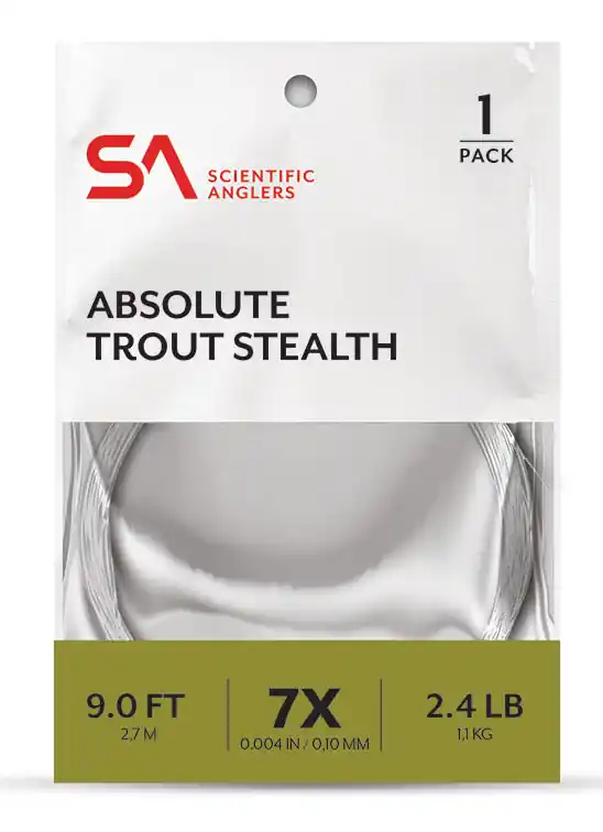 Scientific Anglers Absolute Trout Stealth Leader Vorfach 9ft-