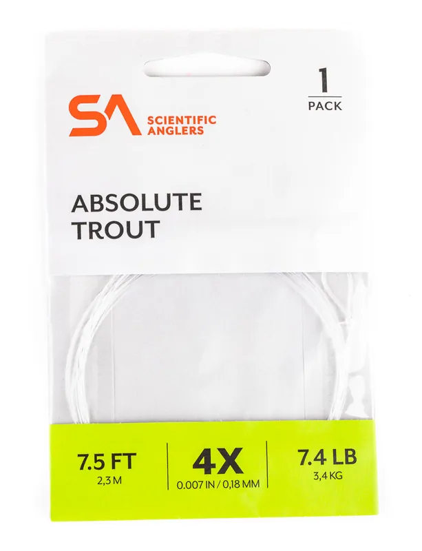 Scientific Anglers Absolute Trout Leader Vorfach 7,5ft.-