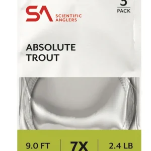 Scientific Anglers Absolute Trout Leader Vorfach 9ft. 3er Pack-