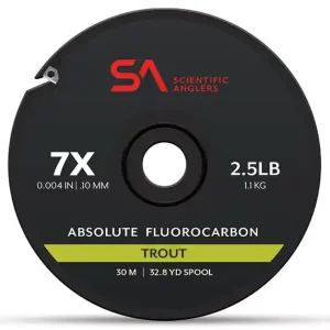 Scientific Anglers Absolute Fluorocarbon Trout Tippet Vorfachmaterial- 0 X