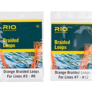 Rio Braided Loops geflochtene Schlaufe Orange-