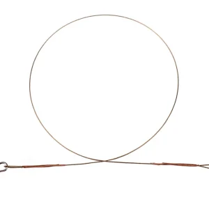 Profi-Blinker Stahlvorfach 1x7 mit Karabiner und Wirbel-