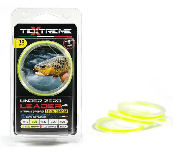 Textreme Under Zero Nymph Leader Material fluo yellow- 0,18 mm