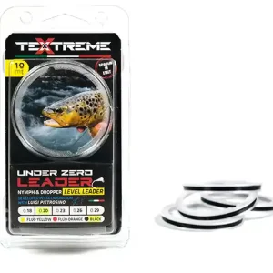 Textreme Under Zero Nymph Leader Material deep black- 0,23 mm