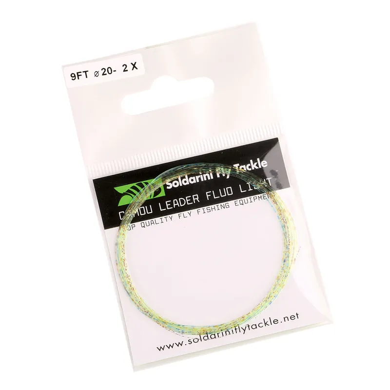 Soldarini Fly Tackle Fluo Light Camou Leader Vorfach 9 ft-