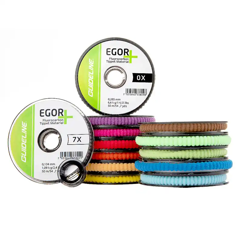 Guideline EGOR+ Fluorocarbon auf Spule Tippet Material-