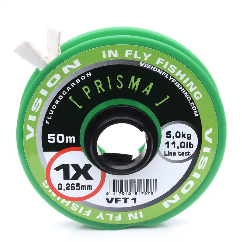 Vision Fluorocarbon Prisma Vorfachspulen- 0,14 mm