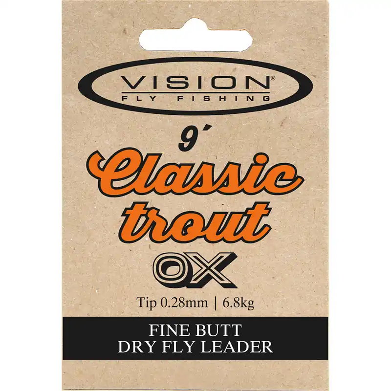 Vision Tapered Leader Classic Trout 9 ft-                                                                                                                                                                                                                        0 X