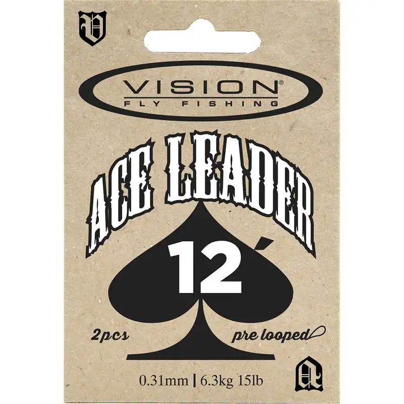 Vision ACE Leader Vorfach 12 ft 2er Set-                                                                                                                                                                                                                        0,31 mm