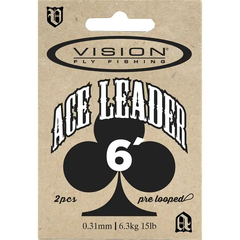Vision ACE Leader Vorfach 6 ft 2er Set-                                                                                                                                                                                                                        0,31 mm