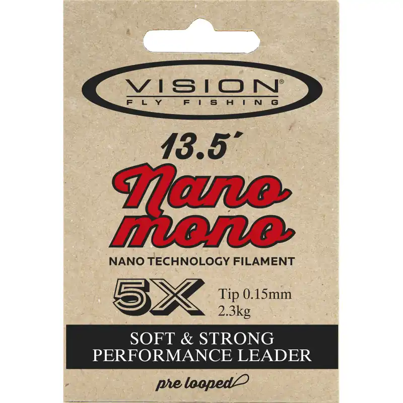Vision Tapered Leader Nano Mono 13,5 ft-                                                                                                                                                                                                                        5 X