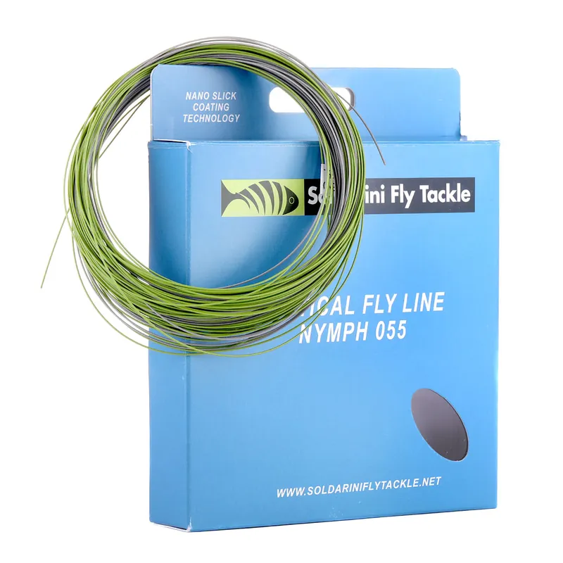 Soldarini Tactical Euro Nymph Fly Line Fliegenschnur grey/olive-