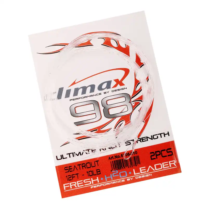 Climax 98 Seatrout Leader Vorfach 12ft 2er Pack- 8 lbs