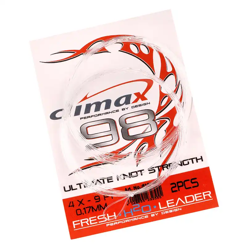 Climax 98 Trout Leader Vorfach 9ft 2er Pack- 0,26 mm