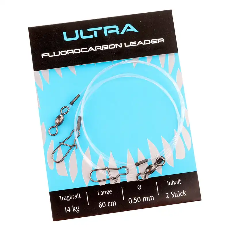 Climax Ultra Fluorocarbon Leader Vorfach 2er Pack- 14 kg