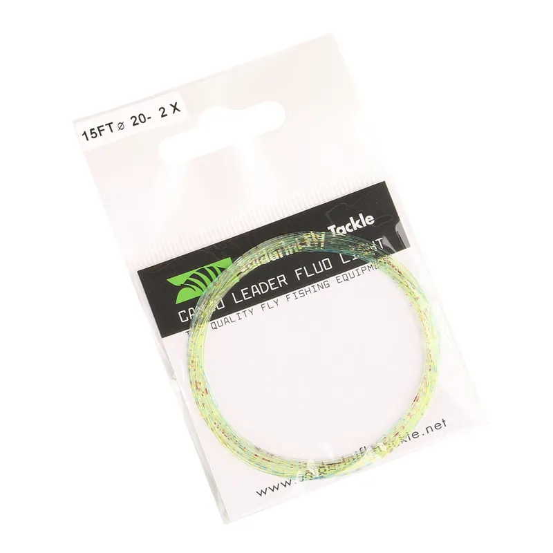 Soldarini Fly Tackle Fluo Light Camou Leader Vorfach 15 ft-