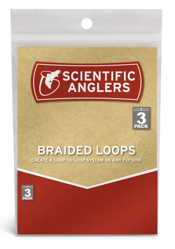 Scientific Anglers 3-Pack Braided Loops 100lb-