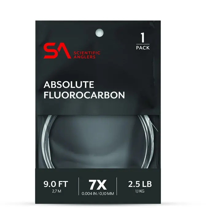 Scientific Anglers Absolute Fluorocarbon Leader Vorfach 9ft.-