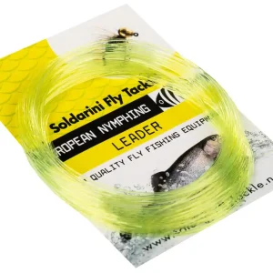 Soldarini Fly Tackle Euro Nymph Tapered Leader Nymphen-Vorfach 30 ft fluo yellow-