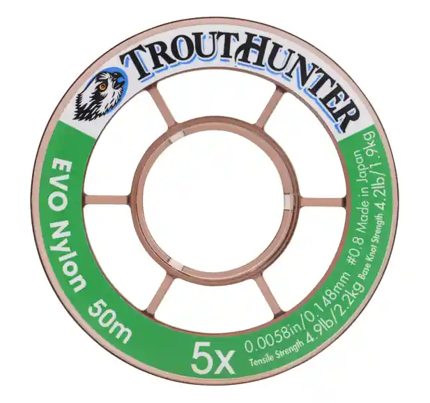Trout Hunter EVO Nylon Tippet auf Spule-