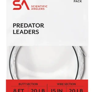 Scientific Anglers Predator Leaders Stahlvorfach 2er Pack-
