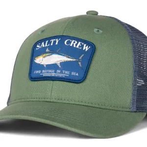 Salty Crew BIG BLUE Amadeo Retro mid green navy-