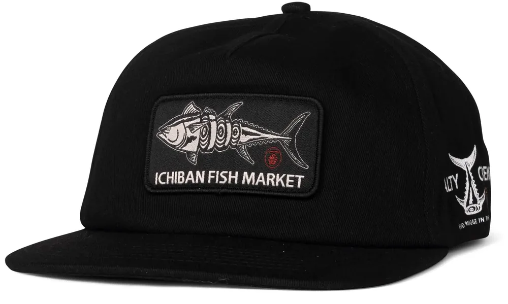 Salty Crew Fish Market Snapback Cap black-