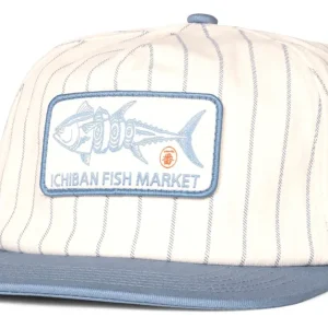 Salty Crew Fish Market Snapback Cap off white slate-