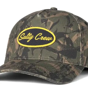 Salty Crew Upstream Snapback Cap olive camo-