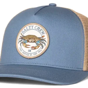 Salty Crew Jimmy Trucker Cap pilot blue khaki-