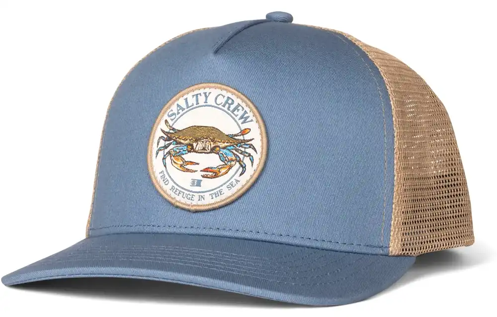 Salty Crew Jimmy Trucker Cap pilot blue khaki-
