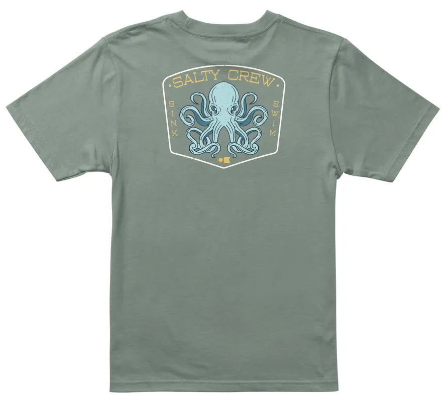 Salty Crew Taco Club Classic T-Shirt laurel wreath- M