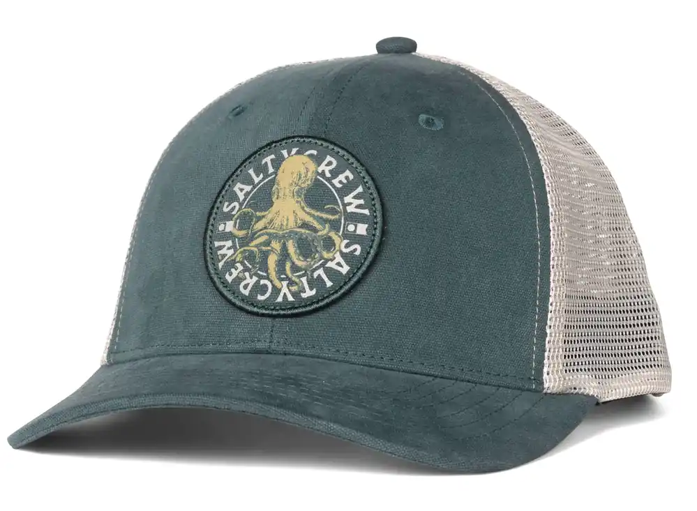 Salty Crew Tentacles Retro Trucker Cap black-