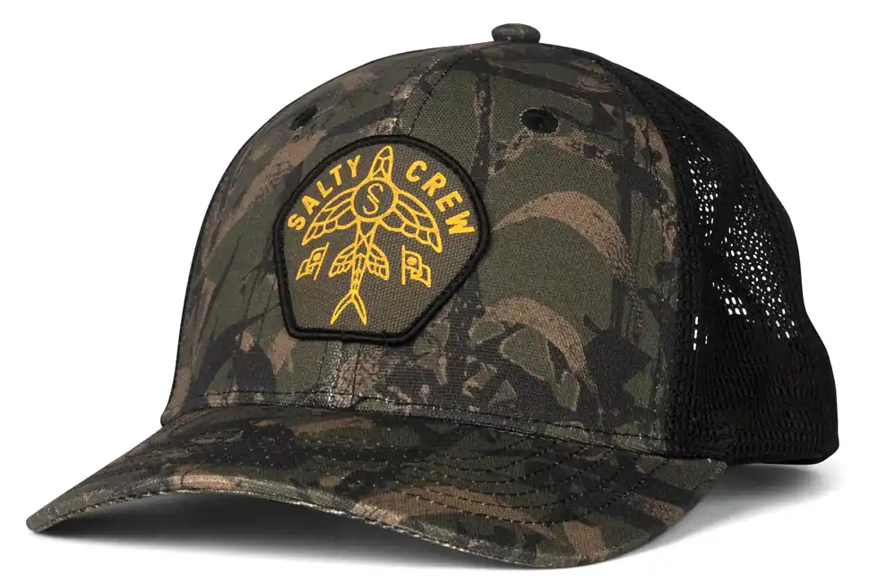 Salty Crew Flyer Ops Trucker Cap camo-
