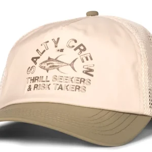 Salty Crew Stamped Trucker Cap off white fern-