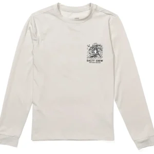Salty Crew Surf Shark BoysLS Sun Protection Shirt athletic heather-                                                                                                                                                                                                                        S