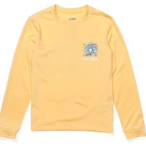 Salty Crew Surf Shark BoysLS Sun Protection Shirt light orange-                                                                                                                                                                                                                        S