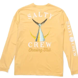 Salty Crew Tailed  L/S Tech T-Shirt Rashguard Sun Protection light orange-                                                                                                                                                                                                                        S
