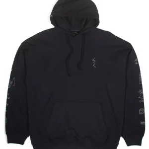 Salty Crew Reel LB Fleece Hoodie pirate black- S