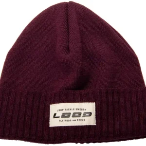 Loop Logo Beanie Aubergine-