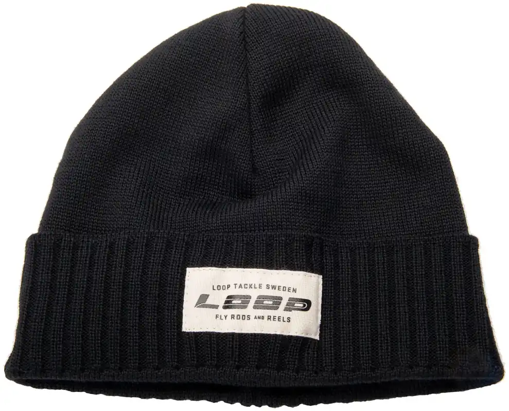 Loop Logo Beanie Black-