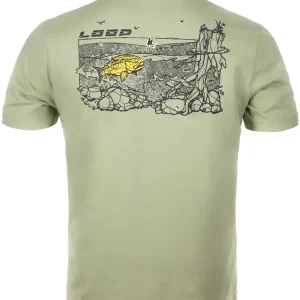 Loop Logo T Shirt Trout Seagrass- S