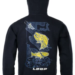 Loop Logo Hoodie Atlantic Salmon Navy- S