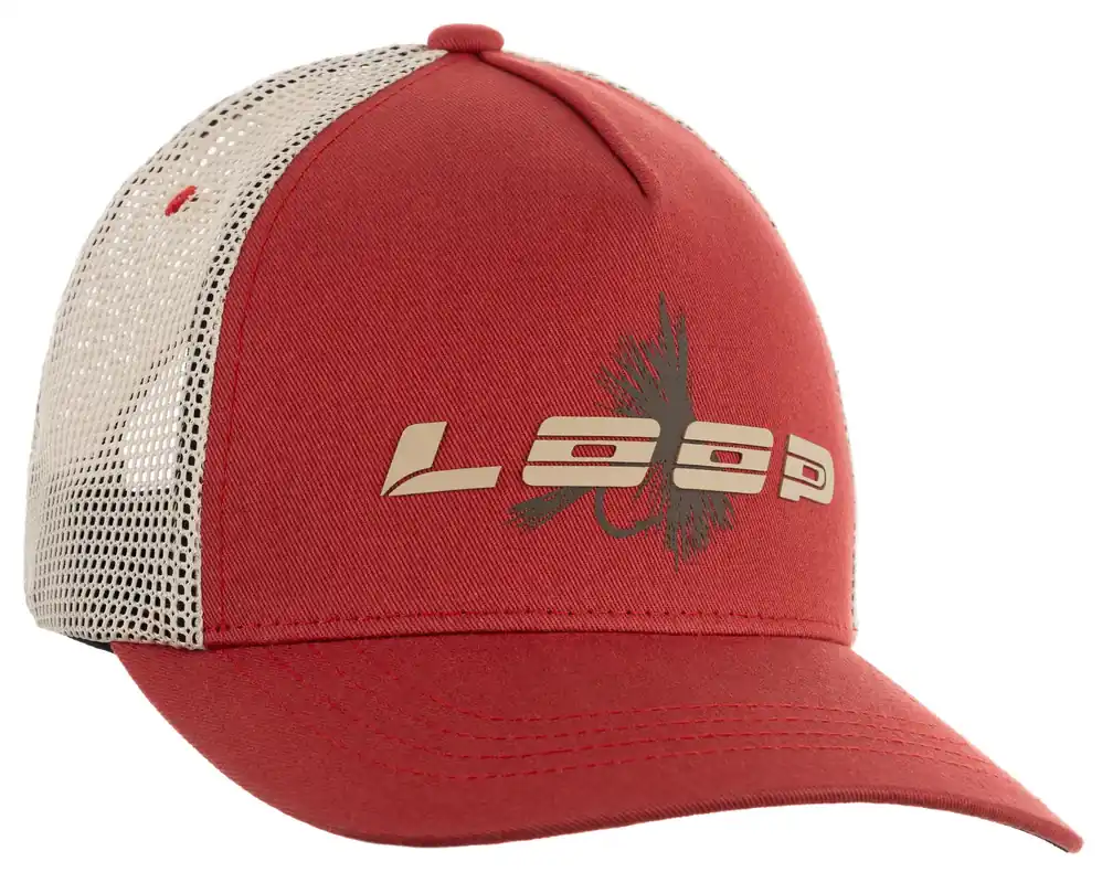 Loop Fly Trucker Cap burnt russet-