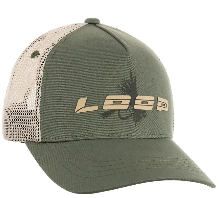 Loop Fly Trucker Cap river green-