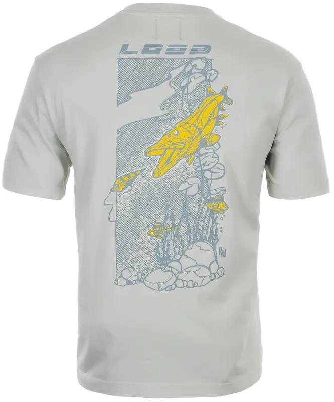 Loop Logo T-Shirt Pike northern droplet- S